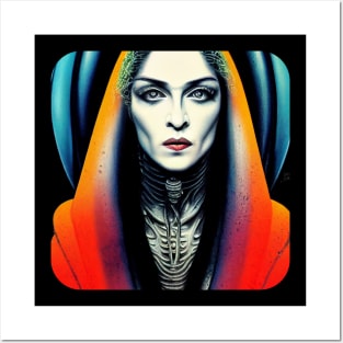 Giger woman Posters and Art